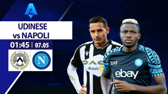 Udinese vs Napoli - Serie A 2023/24 - Vòng 35