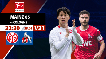 Mainz 05 vs Köln - Bundesliga 2023/24 - Vòng 31