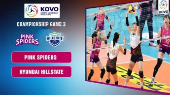 Pink Spiders vs Hyundai Hillstate - Championship Game 3 - KOVO V-League Women 2023-2024